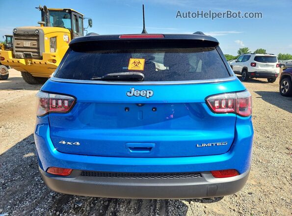 3C4NJDCB4LT106675 2020 JEEP COMPASS Blue Widok z tyłu