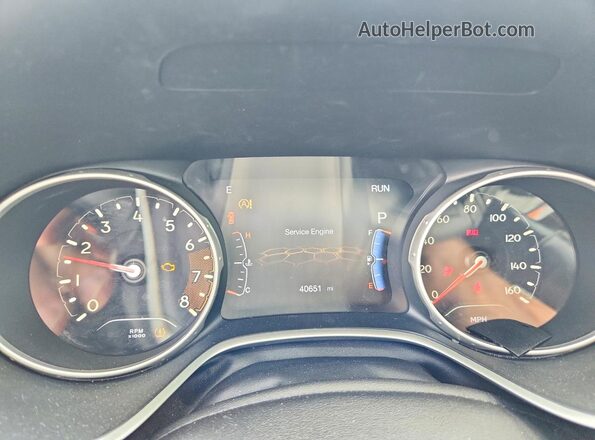 3C4NJDCB4LT164463 2020 JEEP COMPASS Черный Вид щитка приборов