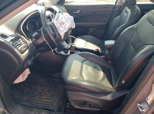 3C4NJDCB4MT535588 2021 JEEP COMPASS Gray Vista interior delantera