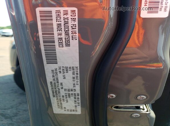 3C4NJDCB4MT535588 2021 JEEP COMPASS Gray Vista del compartimento del motor