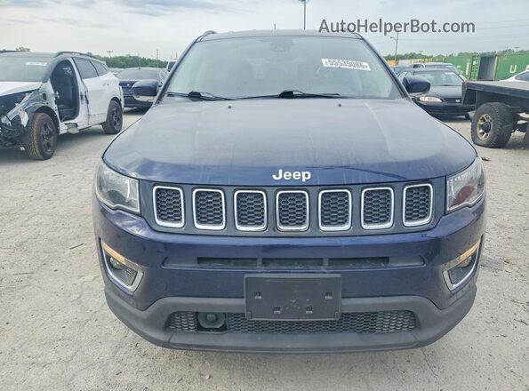 3C4NJDCB4MT586816 2021 JEEP COMPASS Синий Вид спереди