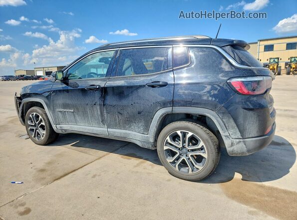 3C4NJDCB4NT155524 2022 JEEP COMPASS Black Tył lewy