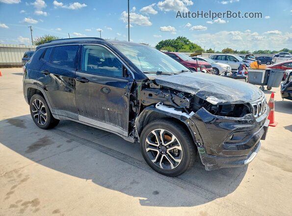 3C4NJDCB4NT155524 2022 JEEP COMPASS Black Przód prawy