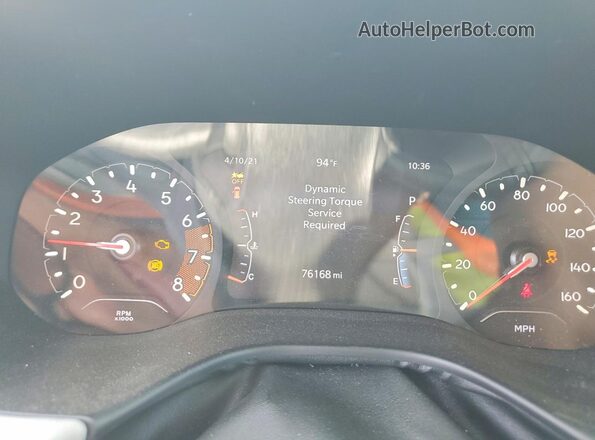 3C4NJDCB4NT158438 2022 JEEP COMPASS Белый Вид щитка приборов