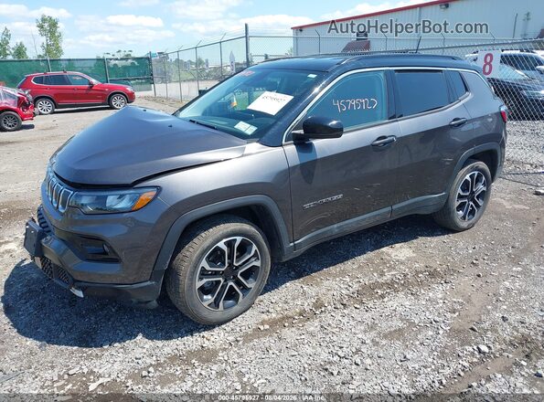 3C4NJDCB4NT208710 2022 JEEP COMPASS Серый Передняя левая четверть
