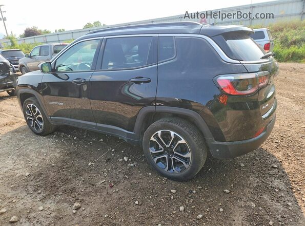 3C4NJDCB4NT235731 2022 JEEP COMPASS Black Trasero izquierdo