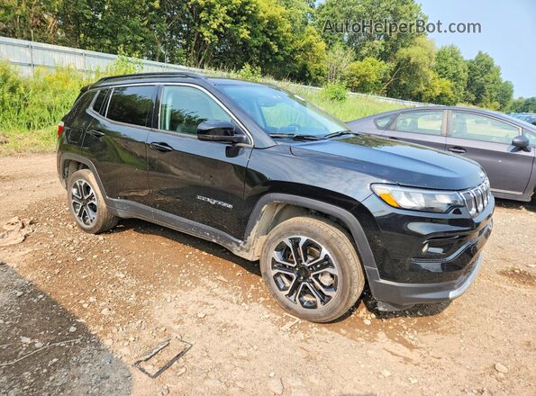 3C4NJDCB4NT235731 2022 JEEP COMPASS Black Delantero derecho