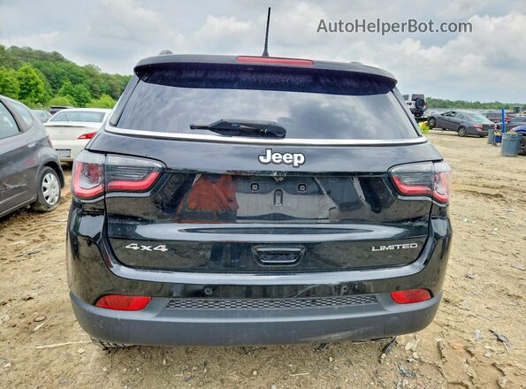 3C4NJDCB5JT341051 2018 JEEP COMPASS Black Вид ззаду