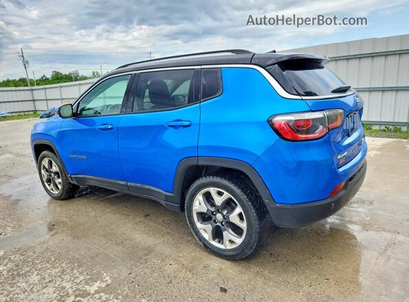 3C4NJDCB5JT414953 2018 JEEP COMPASS Синий Задняя левая четверть