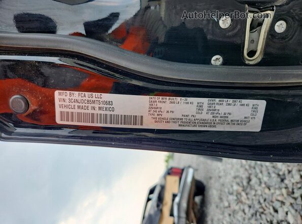 3C4NJDCB5MT510683 2021 JEEP COMPASS Черный Вид наклейки с VIN-кодом