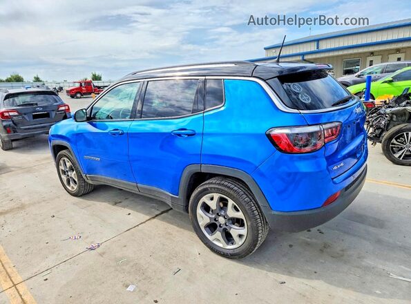 3C4NJDCB5MT596058 2021 JEEP COMPASS Blue Tył lewy