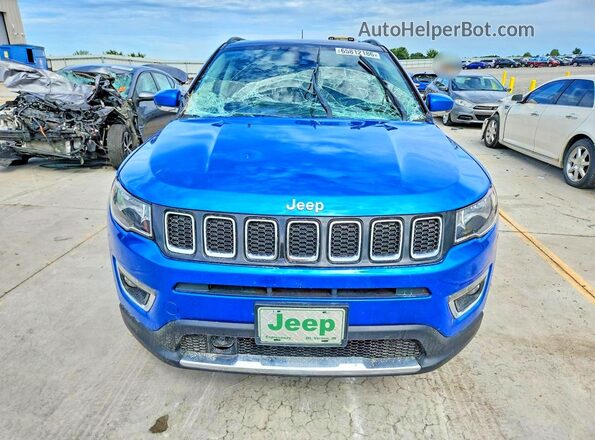 3C4NJDCB5MT596058 2021 JEEP COMPASS Blue Widok z przodu