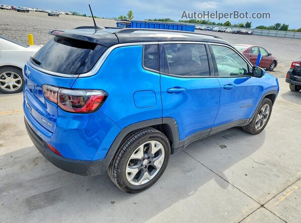 3C4NJDCB5MT596058 2021 JEEP COMPASS Blue Tył prawy