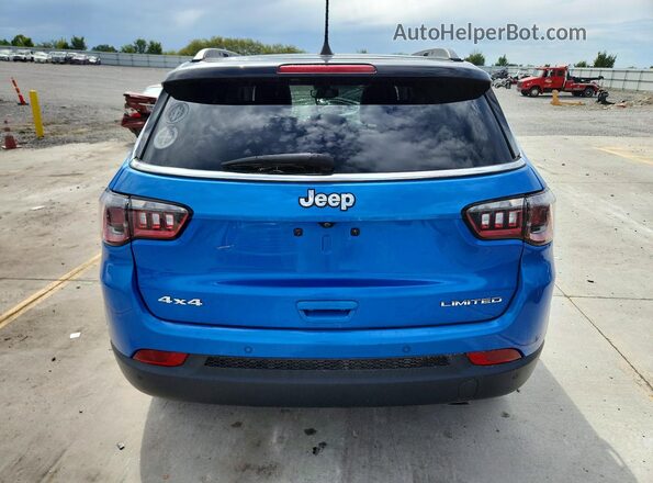3C4NJDCB5MT596058 2021 JEEP COMPASS Blue Widok z tyłu