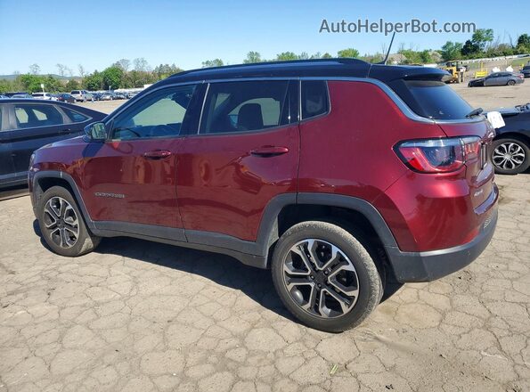3C4NJDCB5NT117106 2022 JEEP COMPASS Red Trasero izquierdo
