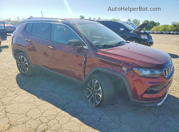 3C4NJDCB5NT117106 2022 JEEP COMPASS Red Delantero derecho