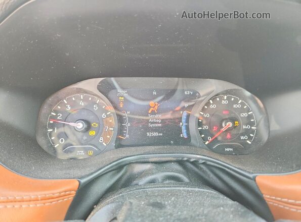 3C4NJDCB5NT117106 2022 JEEP COMPASS Red Vista del cuadro de instrumentos