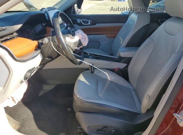 3C4NJDCB5NT117106 2022 JEEP COMPASS Red Vista interior delantera