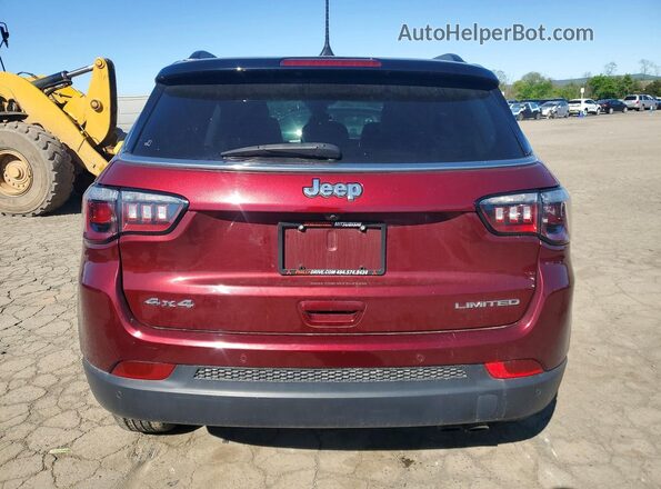 3C4NJDCB5NT117106 2022 JEEP COMPASS Red Vista trasera