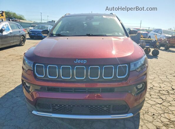 3C4NJDCB5NT117106 2022 JEEP COMPASS Red Vista frontal