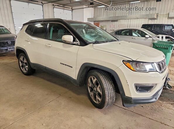 3C4NJDCB6JT104584 2018 JEEP COMPASS Белый Передняя правая четверть