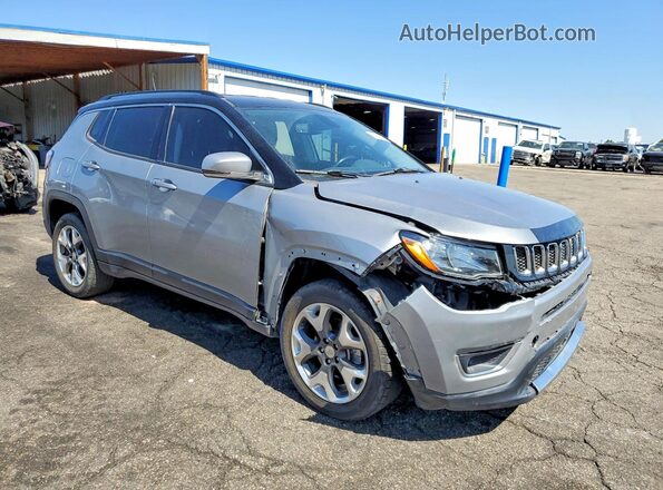 3C4NJDCB6KT771821 2019 JEEP COMPASS Silver Front right