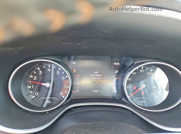 3C4NJDCB6KT826901 2019 JEEP COMPASS Синий Вид щитка приборов