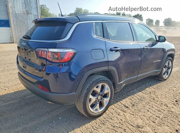 3C4NJDCB6KT826901 2019 JEEP COMPASS Синий Задняя правая четверть