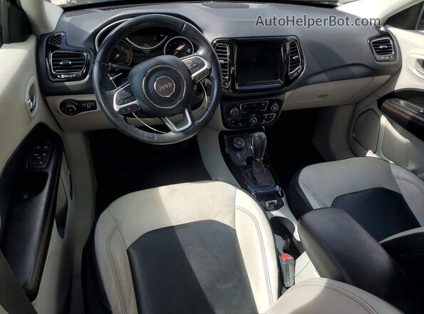 3C4NJDCB6LT123509 2020 JEEP COMPASS Blue Вид панелі приладів