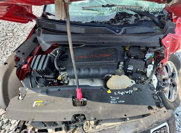 3C4NJDCB7HT641619 2017 JEEP COMPASS Red Սալոնի հետևի տեսք