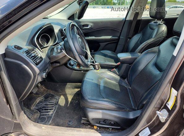 3C4NJDCB7JT135696 2018 JEEP COMPASS Charcoal წინა სალონის ხედი