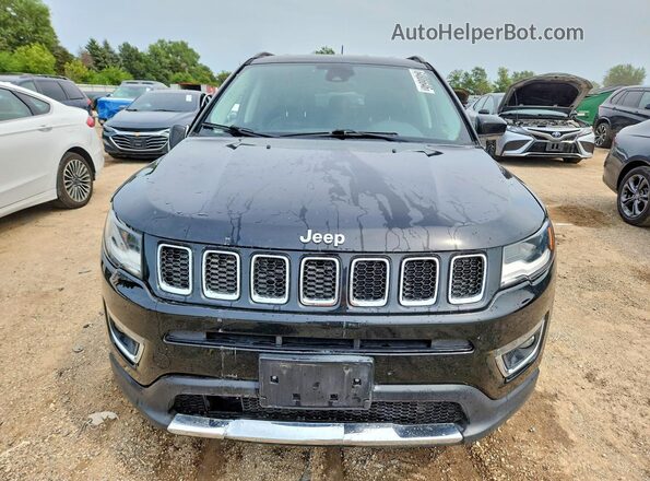 3C4NJDCB7JT341603 2018 JEEP COMPASS Black Front view