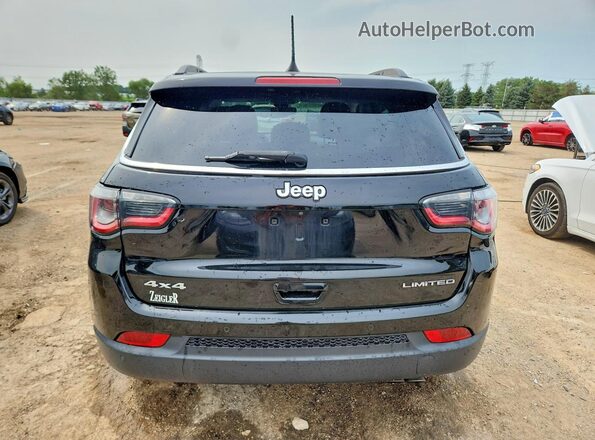 3C4NJDCB7JT341603 2018 JEEP COMPASS Black Rear view