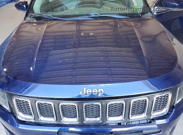 3C4NJDCB7KT679228 2019 JEEP COMPASS Blue Vista interior trasera