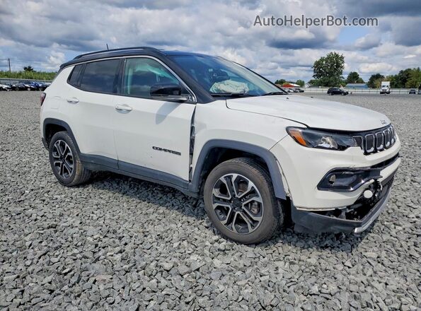 3C4NJDCB7NT185231 2022 JEEP COMPASS Белый Передняя правая четверть