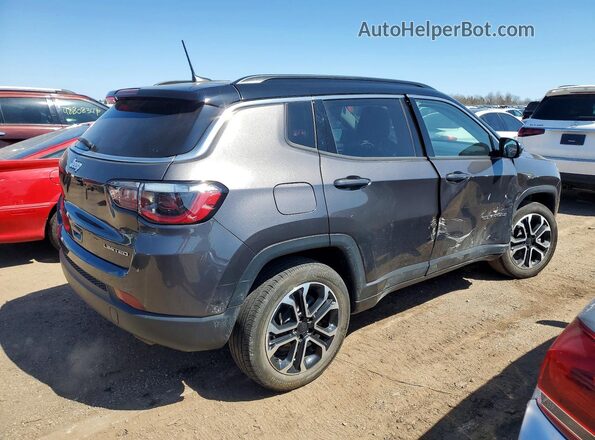 3C4NJDCB7NT223735 2022 JEEP COMPASS Черный Задняя правая четверть