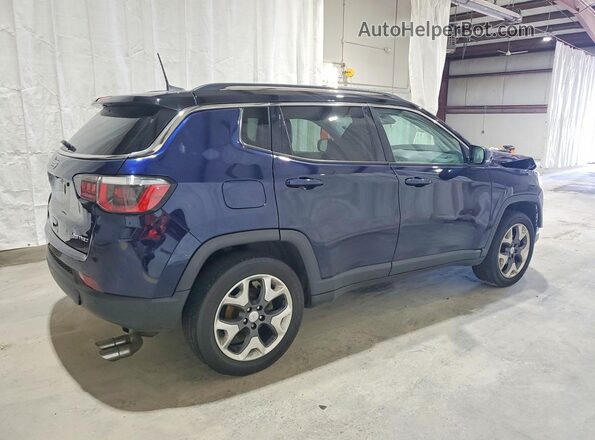 3C4NJDCB8JT131804 2018 JEEP COMPASS Синий Задняя правая четверть