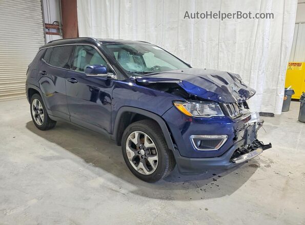 3C4NJDCB8JT131804 2018 JEEP COMPASS Синий Передняя правая четверть