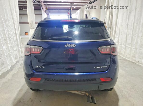 3C4NJDCB8JT131804 2018 JEEP COMPASS Синий Вид сзади