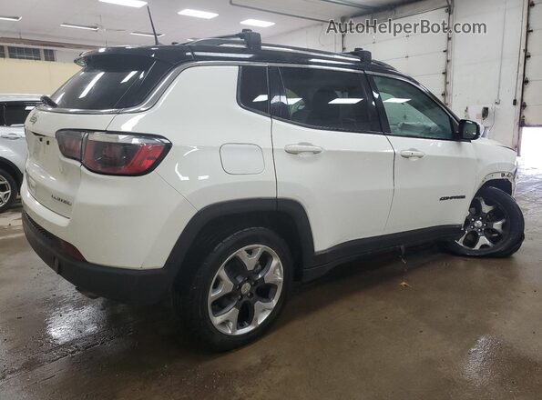 3C4NJDCB8JT245348 2018 JEEP COMPASS Белый Задняя правая четверть