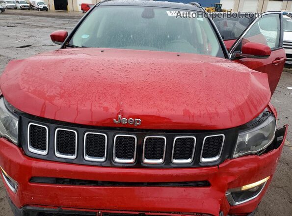 3C4NJDCB8KT645833 2019 JEEP COMPASS Red Engine compartment view