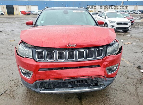 3C4NJDCB8KT645833 2019 JEEP COMPASS Red Front view