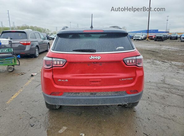 3C4NJDCB8KT645833 2019 JEEP COMPASS Red Rear view