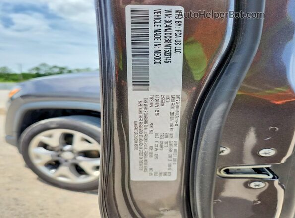 3C4NJDCB8MT533746 2021 JEEP COMPASS Угольный Вид наклейки с VIN-кодом