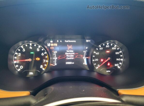 3C4NJDCB8NT200545 2022 JEEP COMPASS Silver Вид щитка приладів