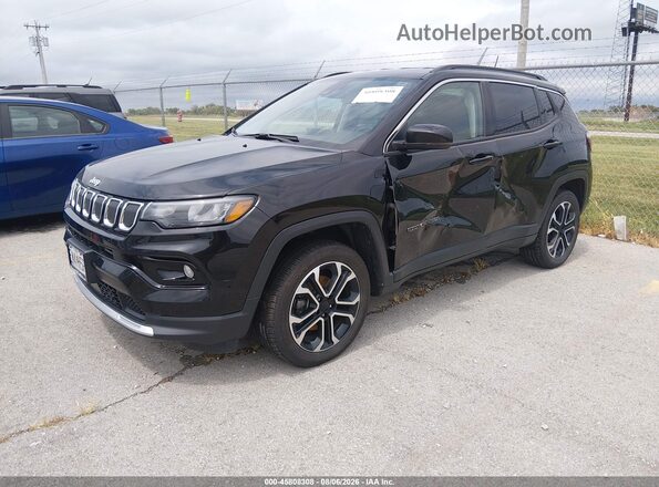 3C4NJDCB8NT233898 2022 JEEP COMPASS Black Przód lewy