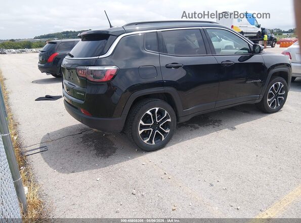 3C4NJDCB8NT233898 2022 JEEP COMPASS Black Tył prawy