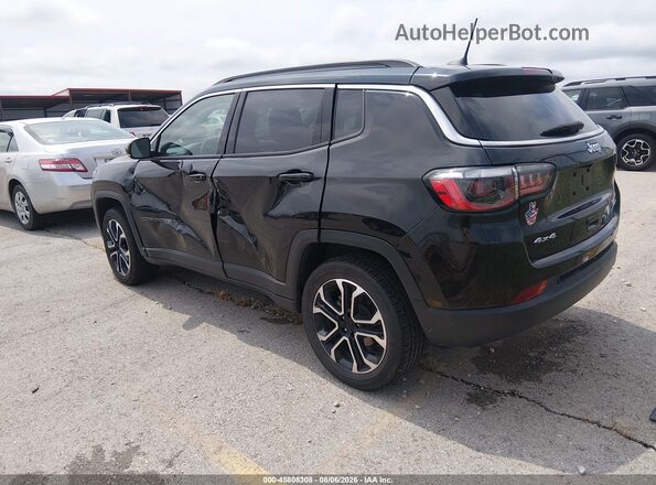 3C4NJDCB8NT233898 2022 JEEP COMPASS Black Tył lewy