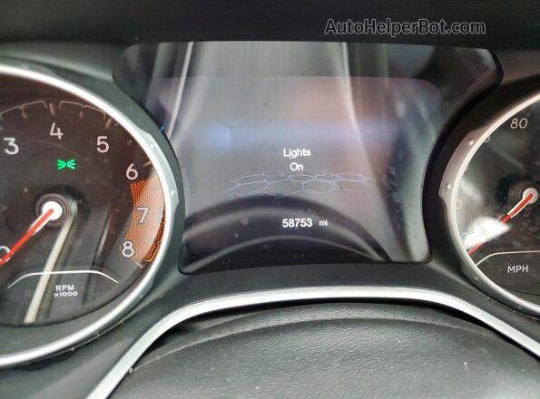 3C4NJDCB9JT258982 2018 JEEP COMPASS Black ხელსაწყოთა პანელის ხედი