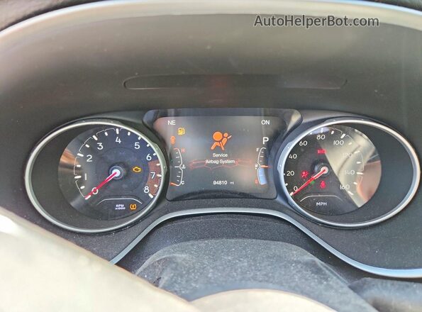 3C4NJDCB9KT652905 2019 JEEP COMPASS Gray Widok zestawu wskaźników